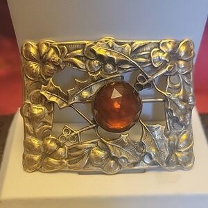 Art Nouveau Brooch Sash Pin